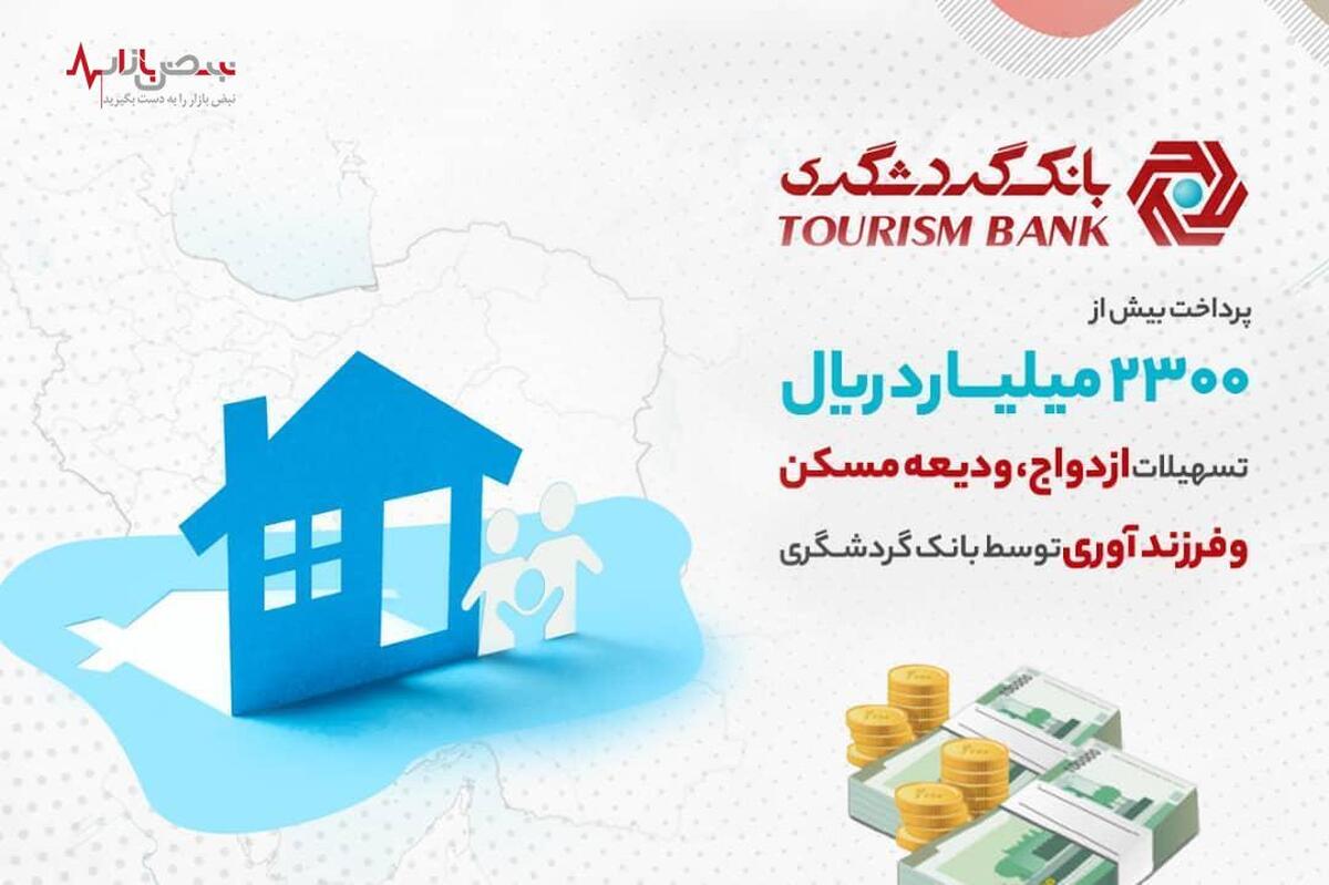 ودیعه مسکن و فرزندآوری توسط بانک گردشگری