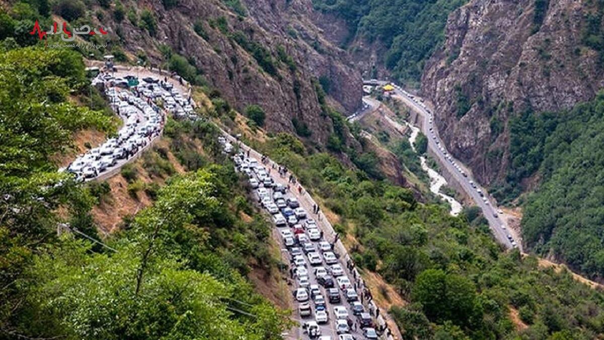 جاده چالوس از عصر امروز یکطرفه می‌شود