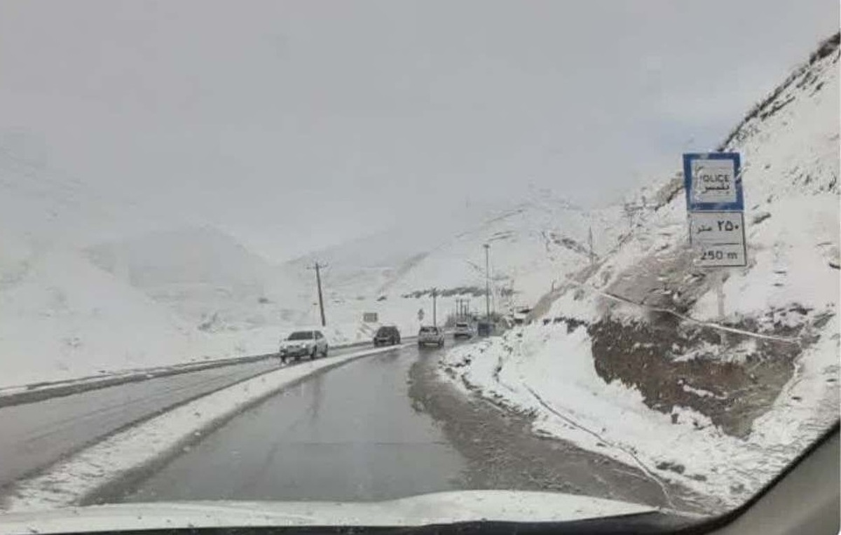 جاده چالوس بسته شد؟ / برف در جاده های شمالی